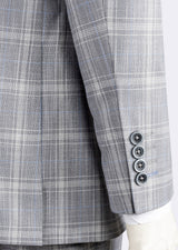 Grey - Blue Three-Piece Suit