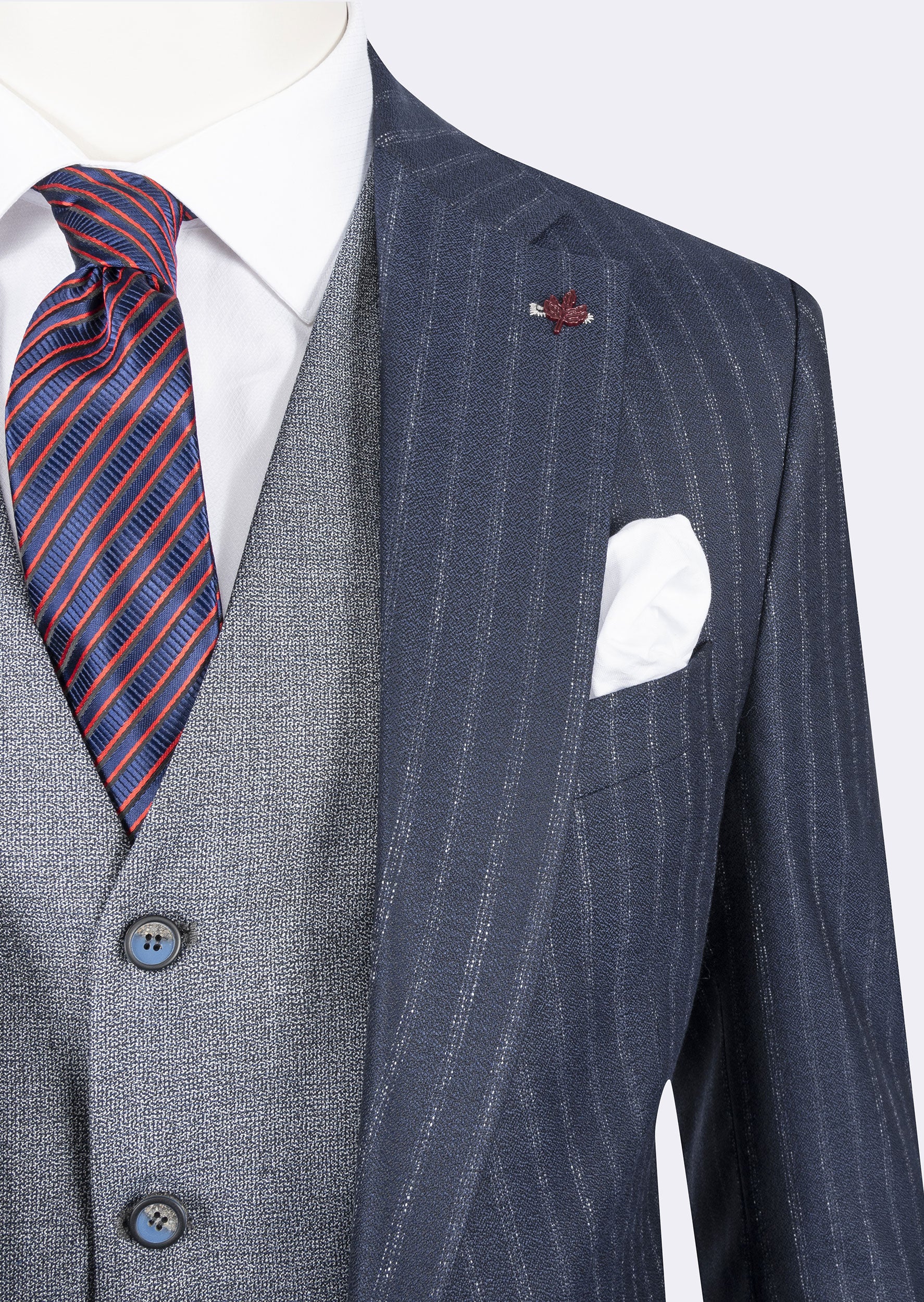 Dark Navy Three-Piece Suit