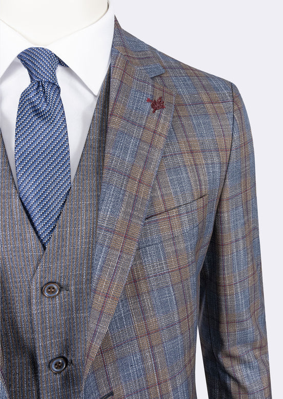 Navy Three-Piece Suit