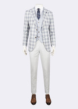 Blue Three-Piece Suit