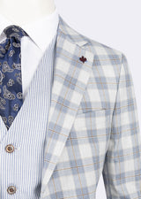 Blue Three-Piece Suit