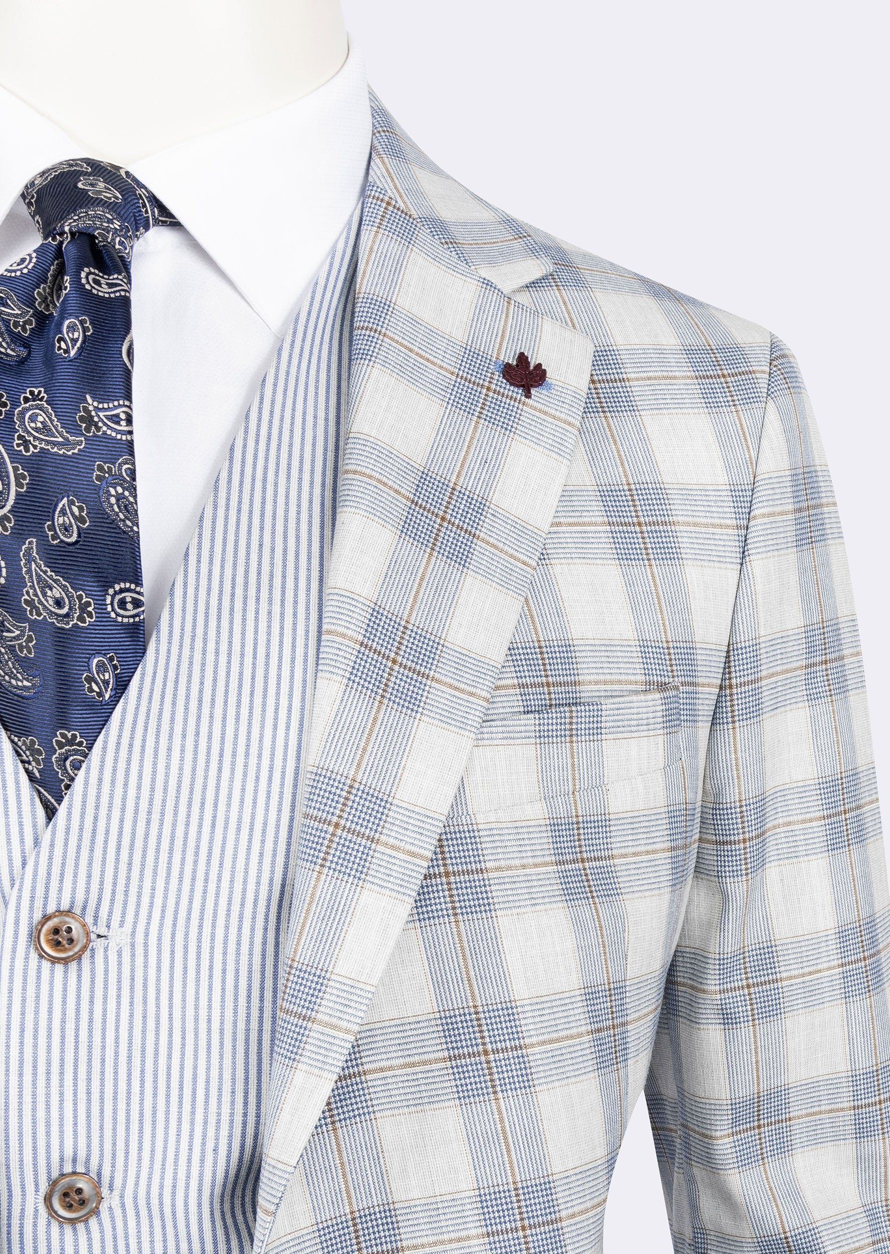 Blue Three-Piece Suit