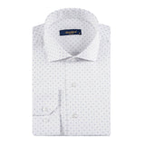 White - Sax Blue Long Sleeve Shirt
