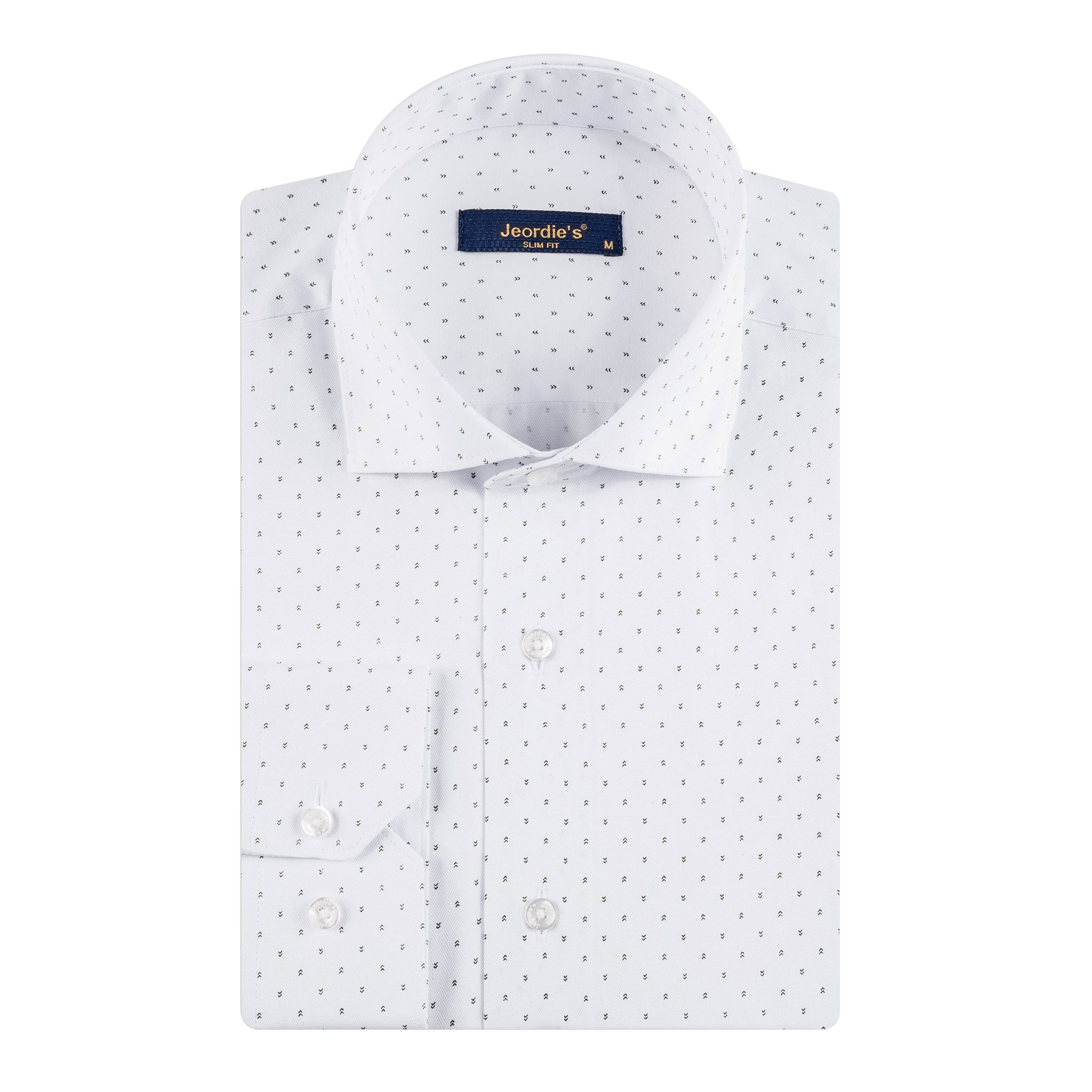 White - Khaki Long Sleeve Shirt