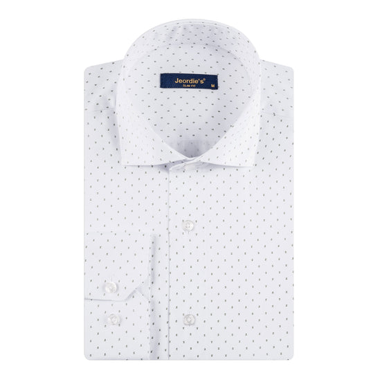 White - Khaki Long Sleeve Shirt