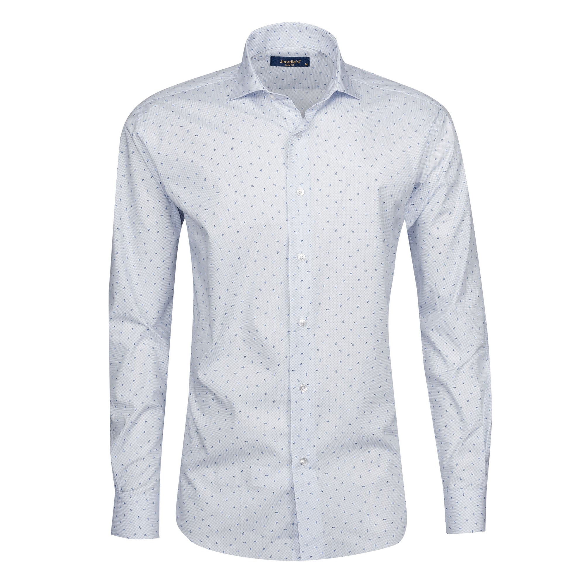 White - Blue Long Sleeve Shirt