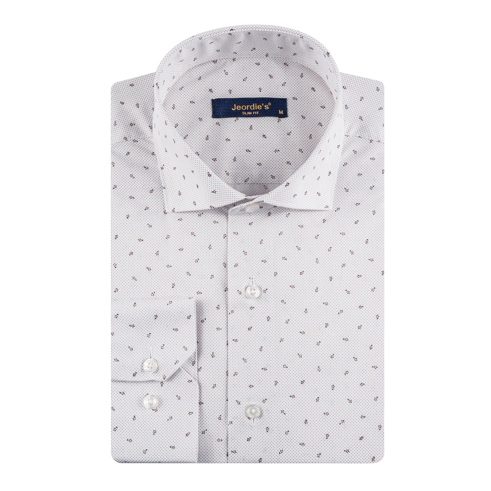 White - Beige Long Sleeve Shirt