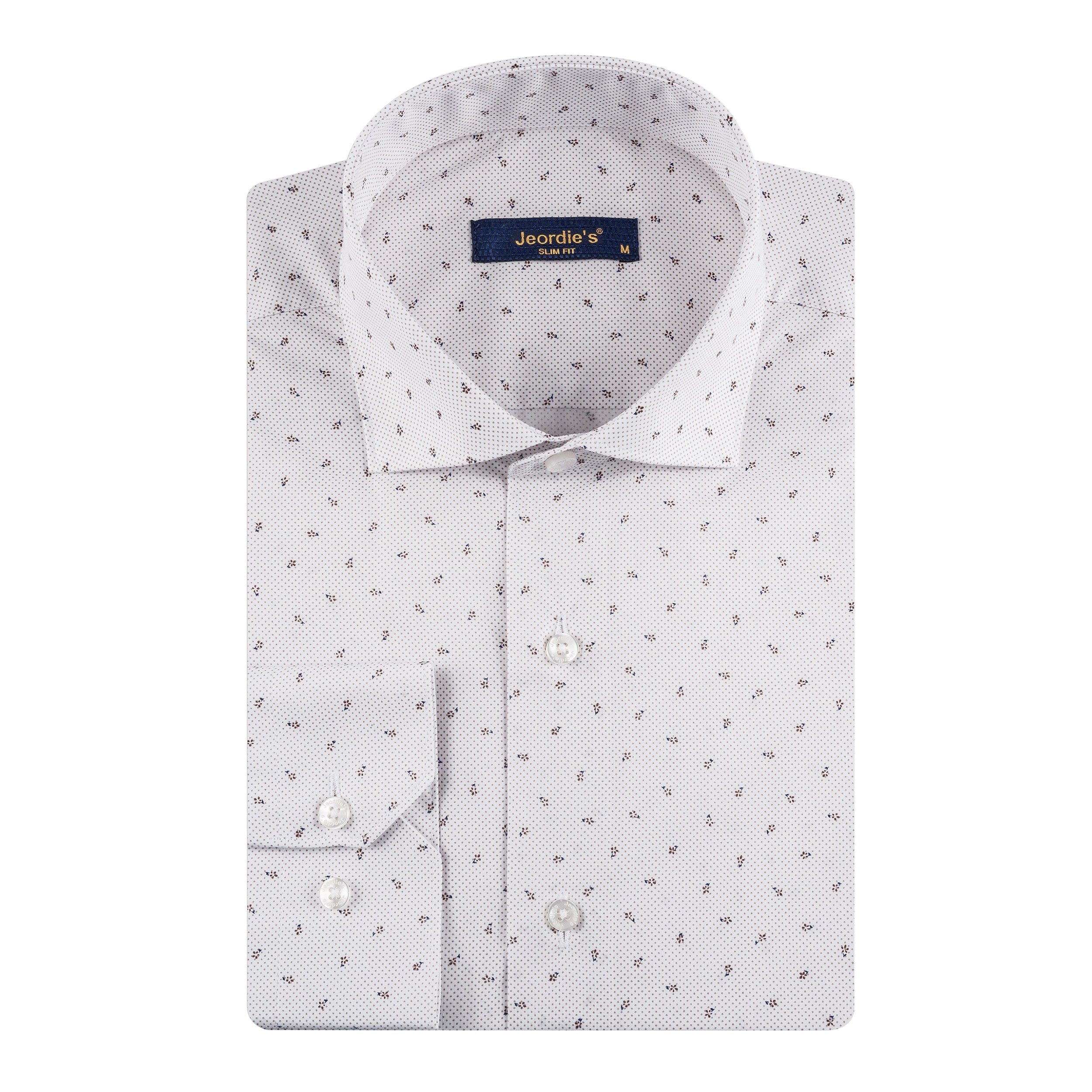 White - Beige Long Sleeve Shirt
