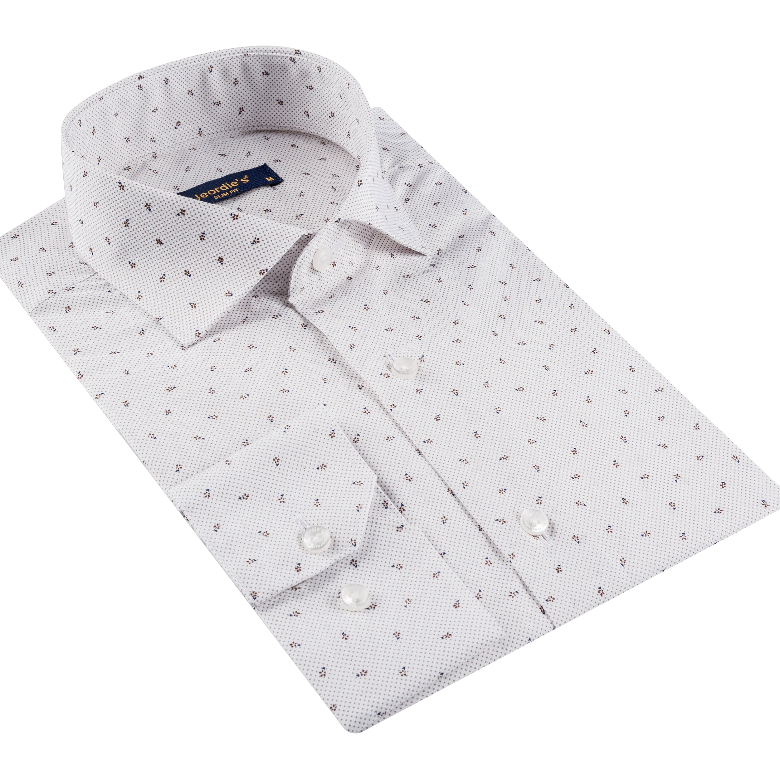 White - Beige Long Sleeve Shirt