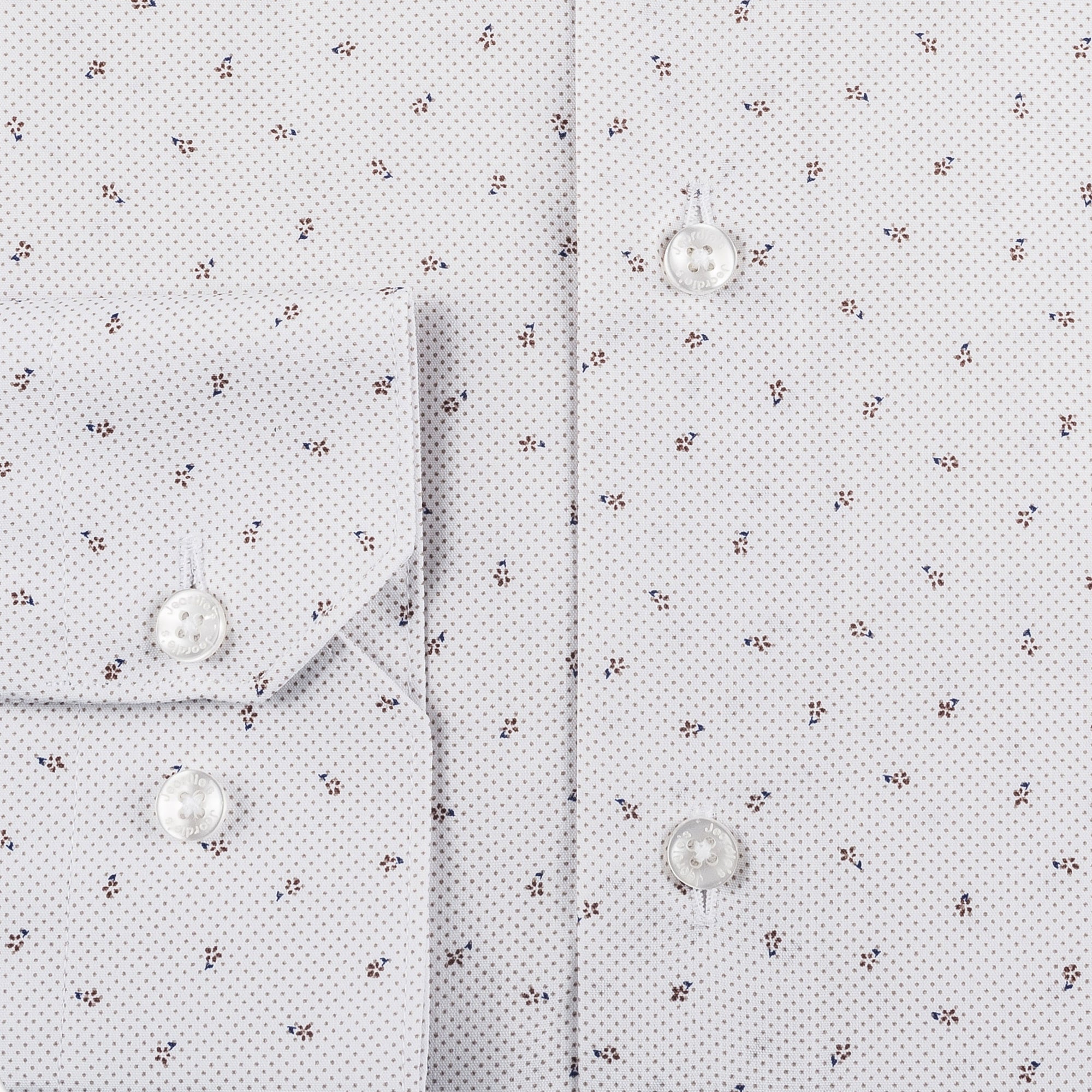 White - Beige Long Sleeve Shirt