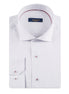 White - Burgundy Long Sleeve Shirt