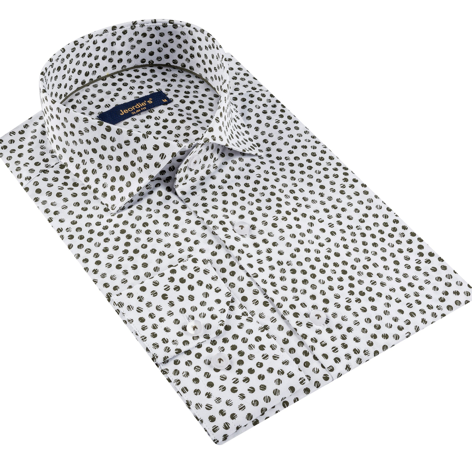 White - Khaki Long Sleeve Shirt