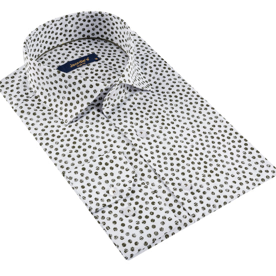 White - Khaki Long Sleeve Shirt