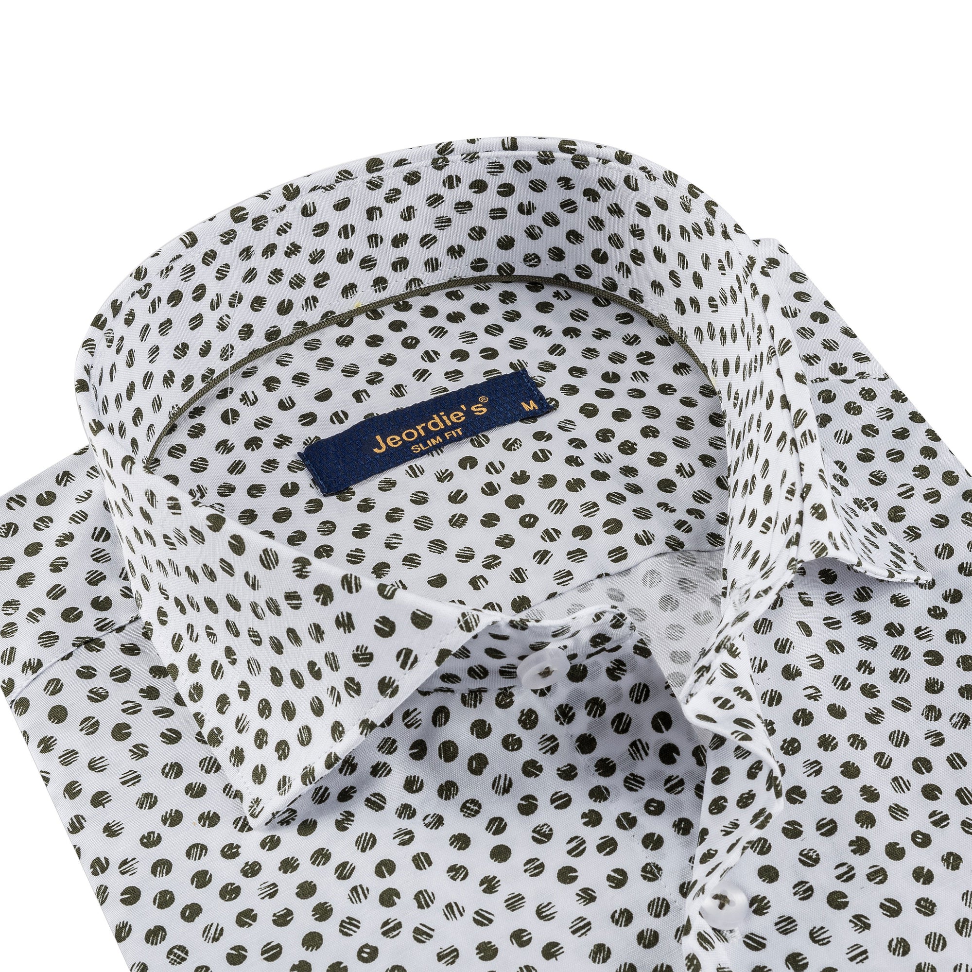 White - Khaki Long Sleeve Shirt