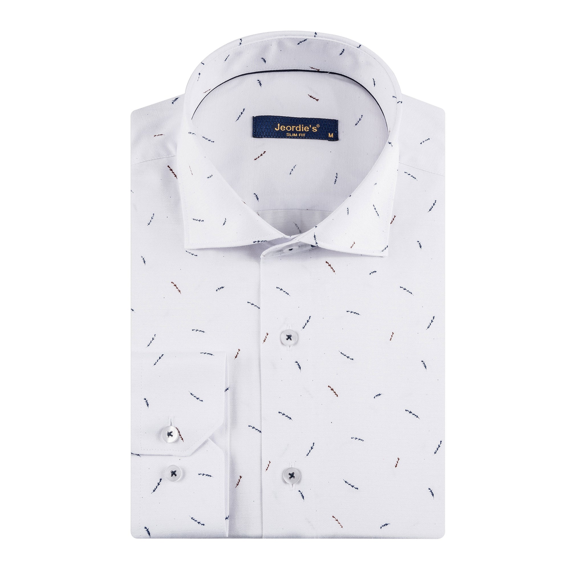 White - Navy Long Sleeve Shirt