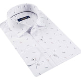 White - Navy Long Sleeve Shirt