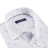 White - Navy Long Sleeve Shirt