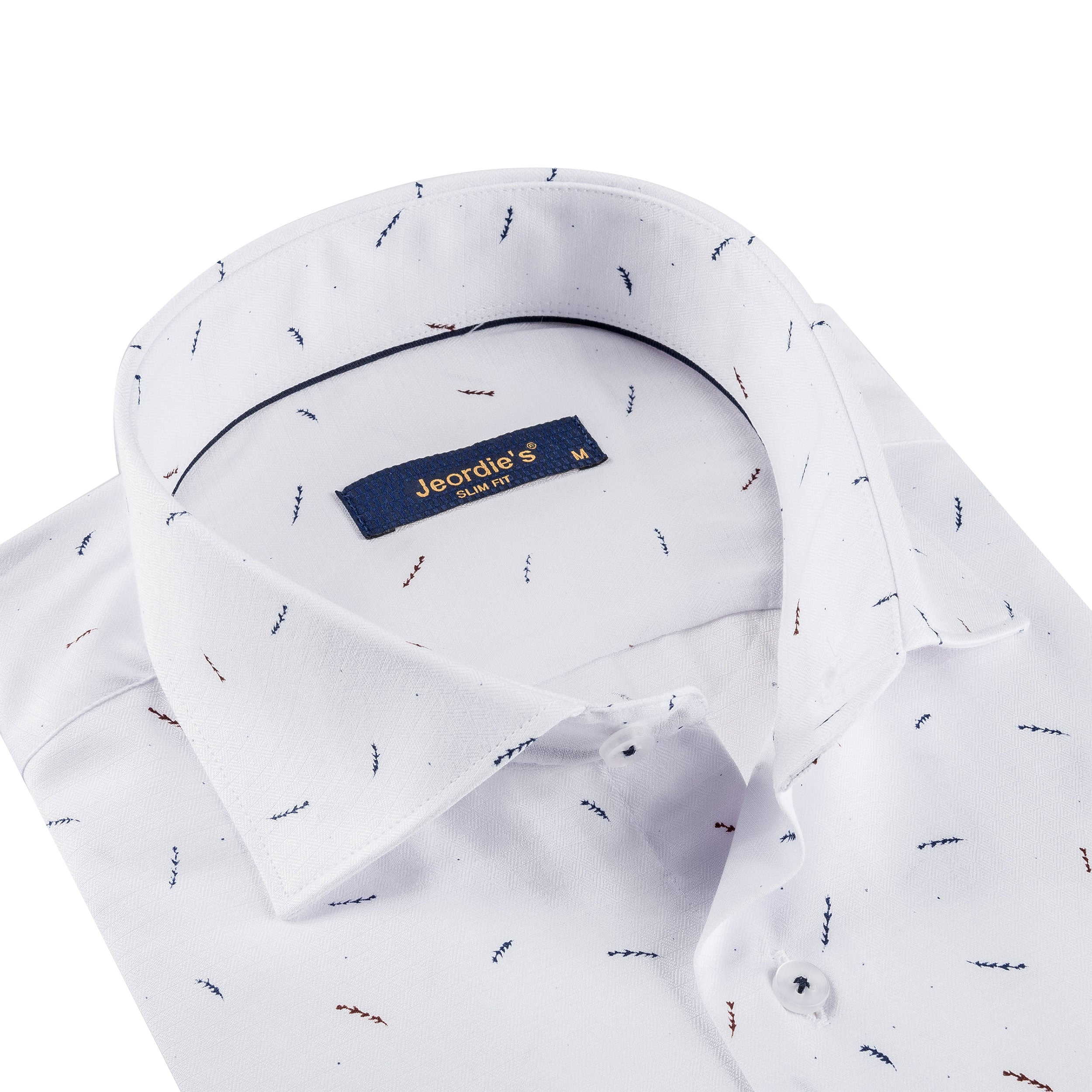 White - Navy Long Sleeve Shirt