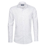 White - Navy Long Sleeve Shirt