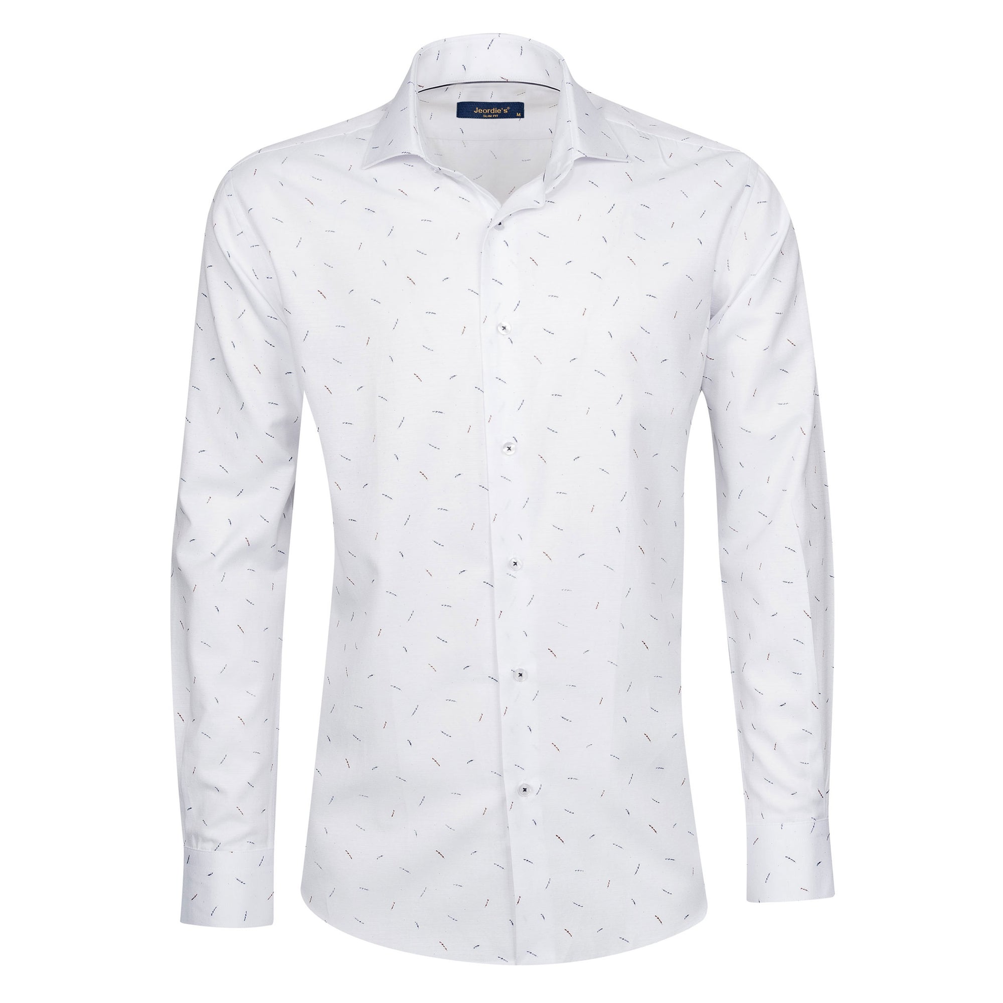 White - Navy Long Sleeve Shirt