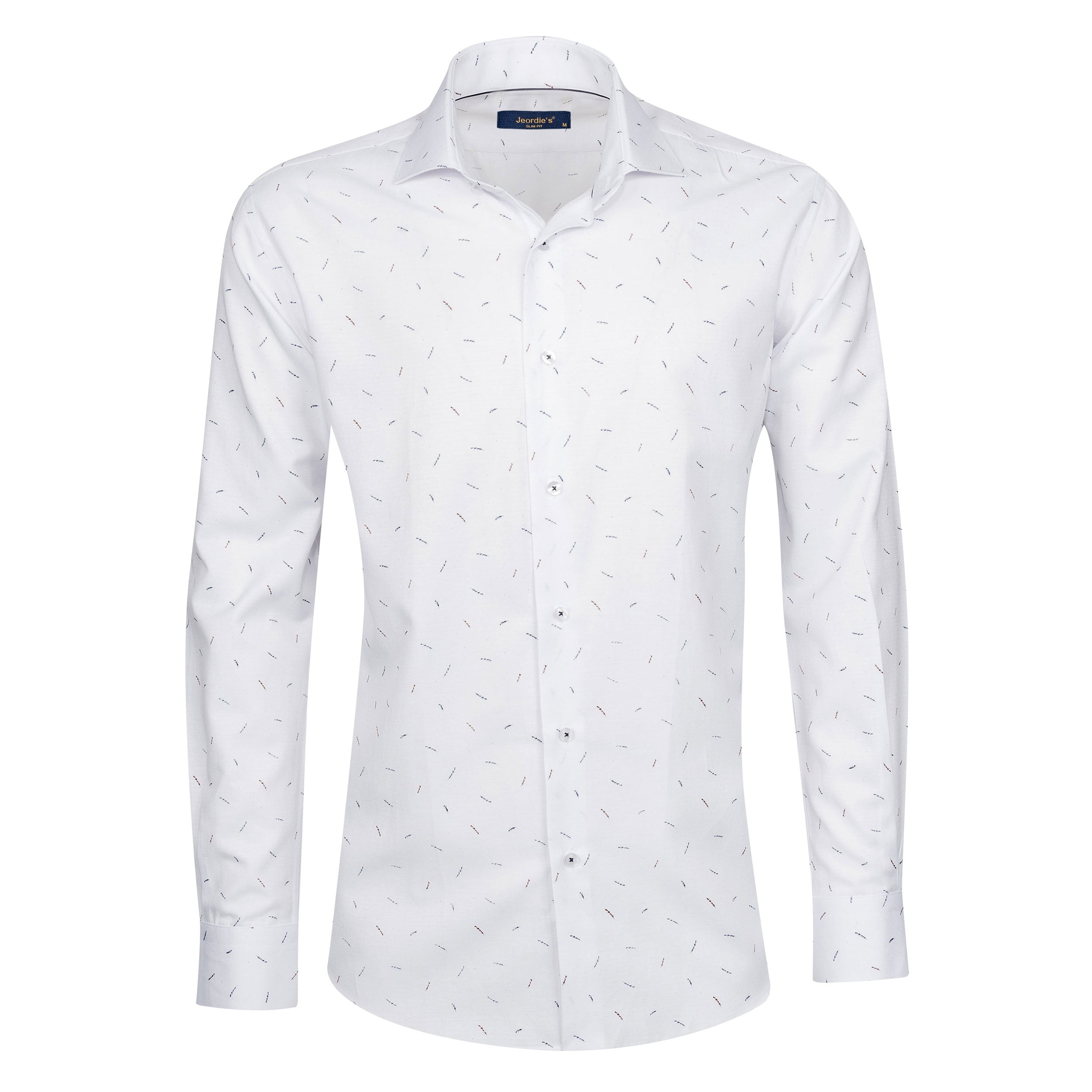 White - Navy Long Sleeve Shirt
