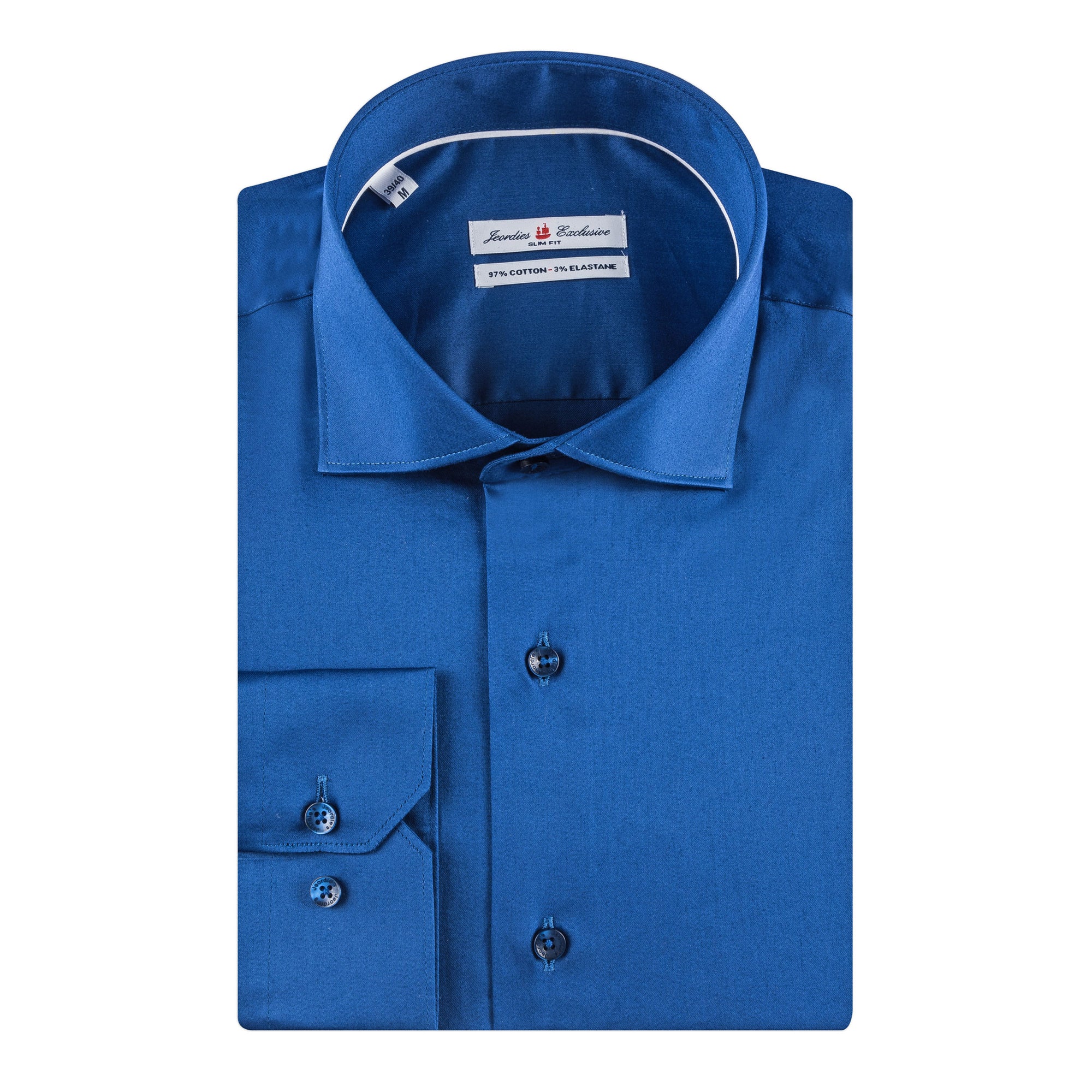 Royal Blue Cotton Shirt