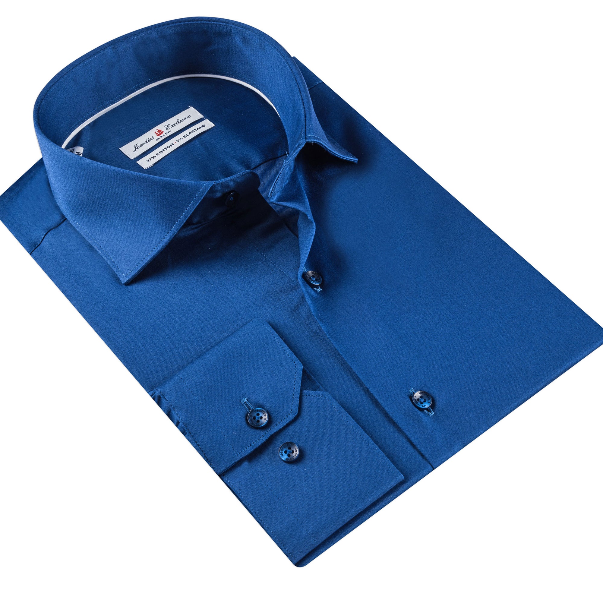 Royal Blue Cotton Shirt