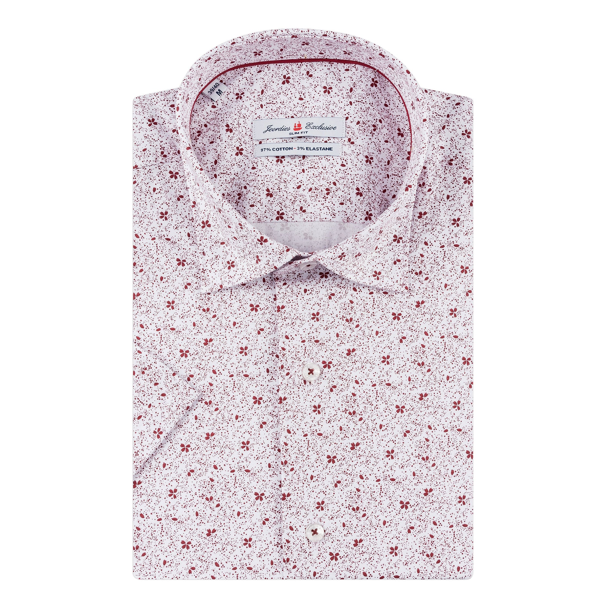Burgundy Short Sleeve Shirt