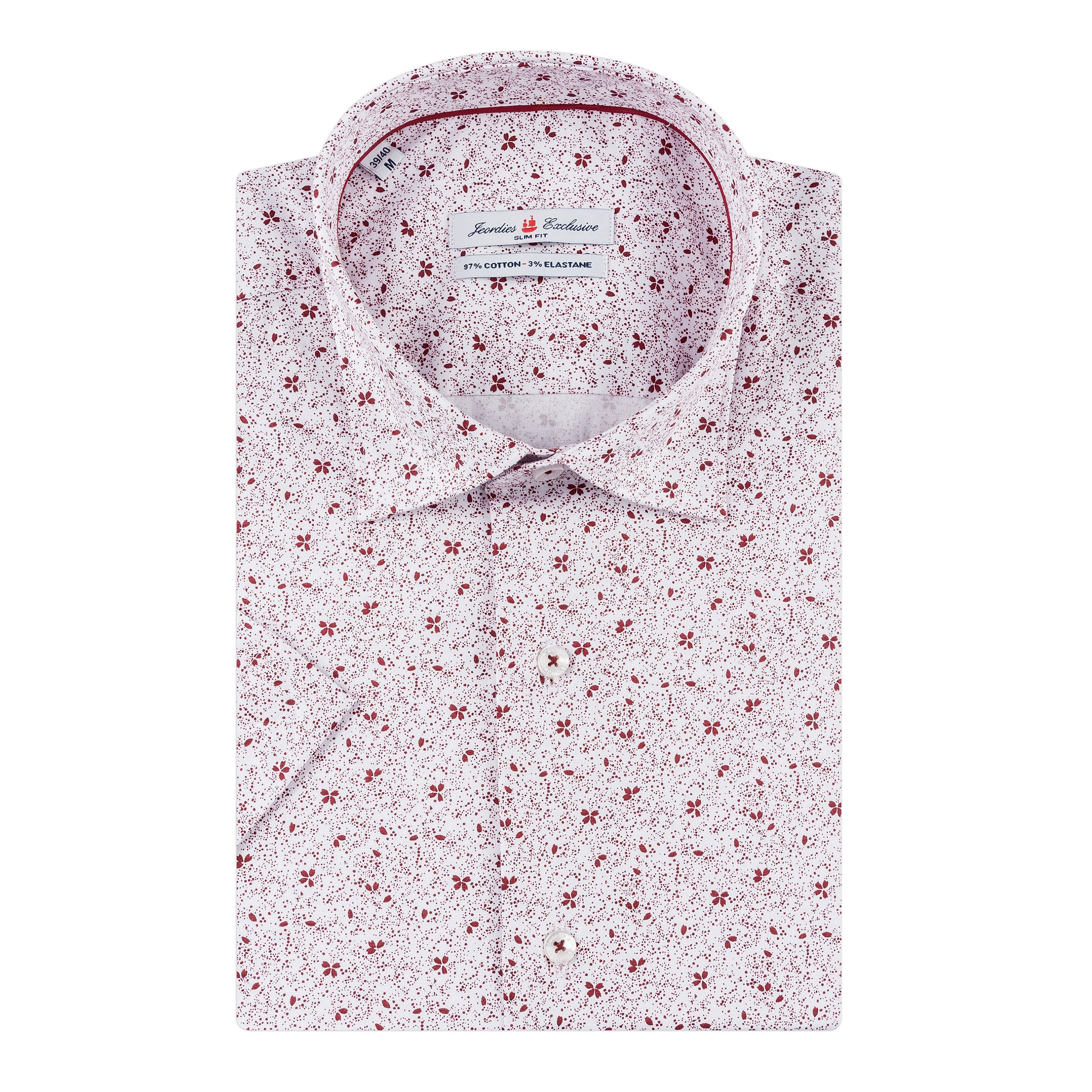 Burgundy Short Sleeve Shirt