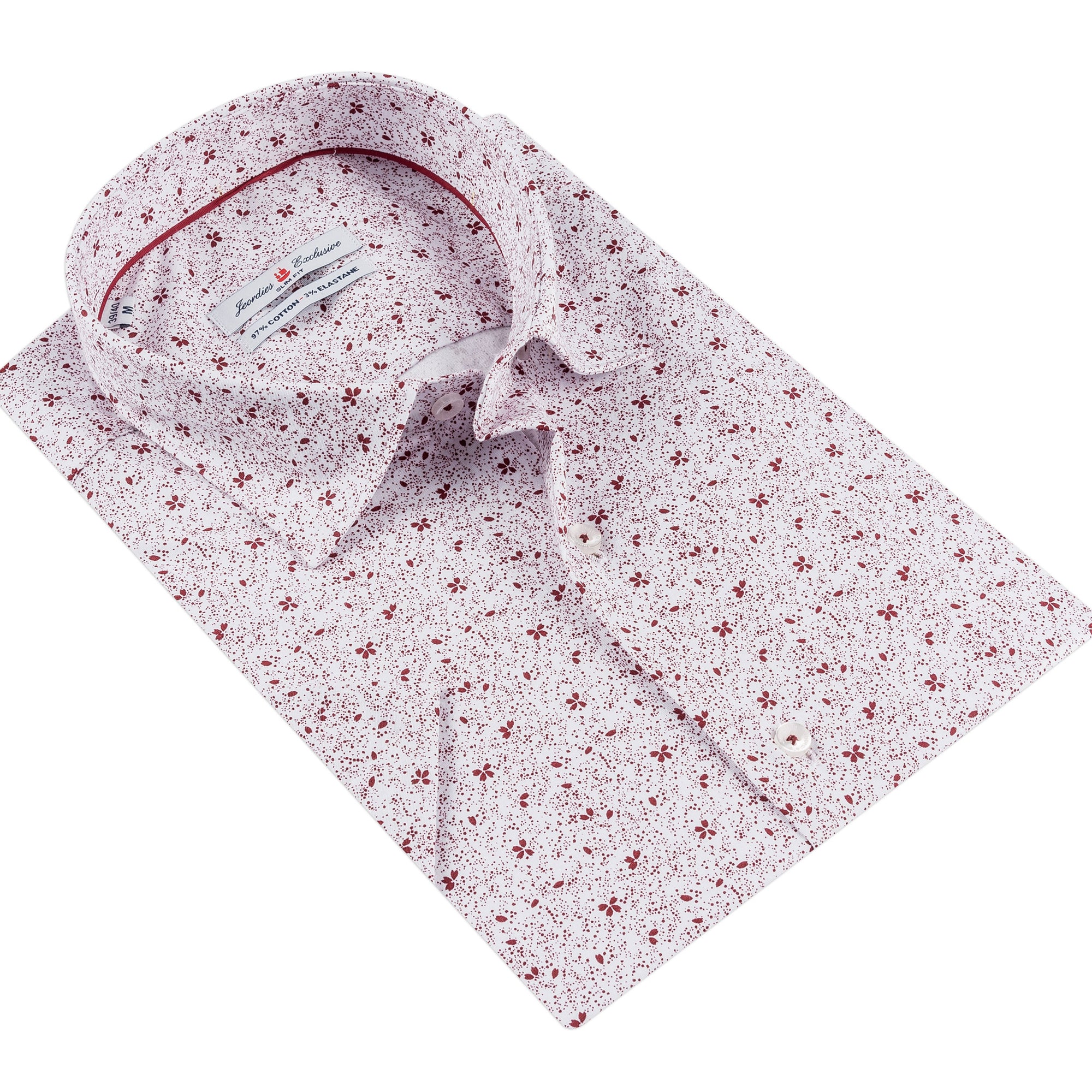 Burgundy Short Sleeve Shirt