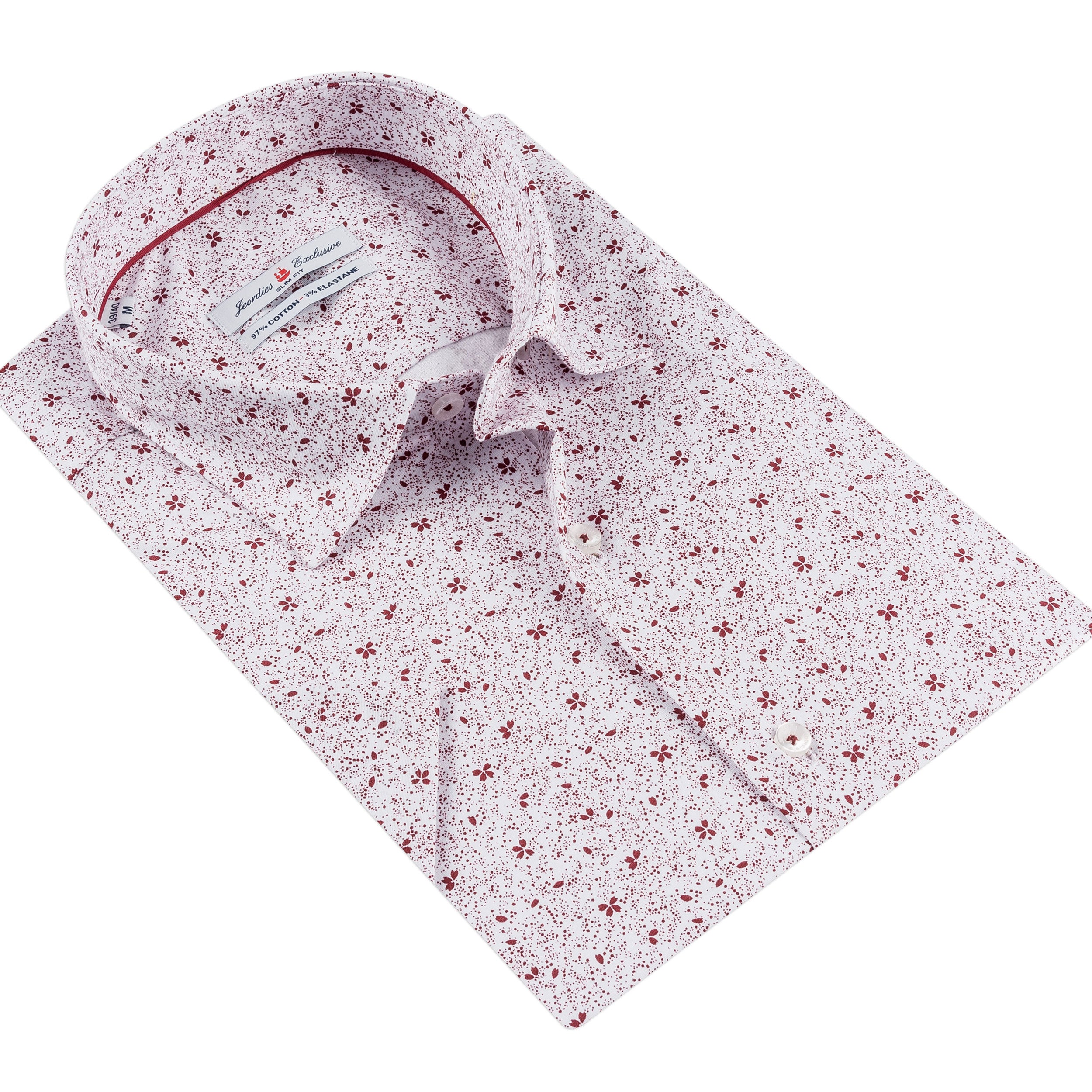Burgundy Short Sleeve Shirt