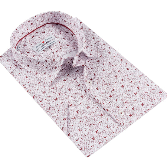 Burgundy Short Sleeve Shirt