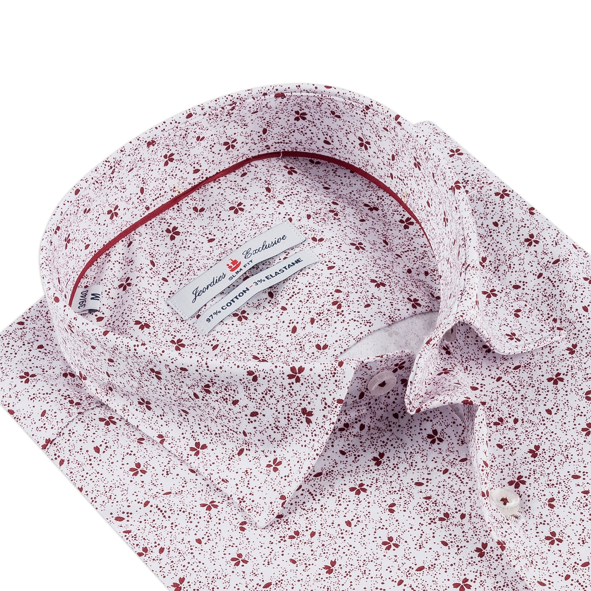 Burgundy Short Sleeve Shirt