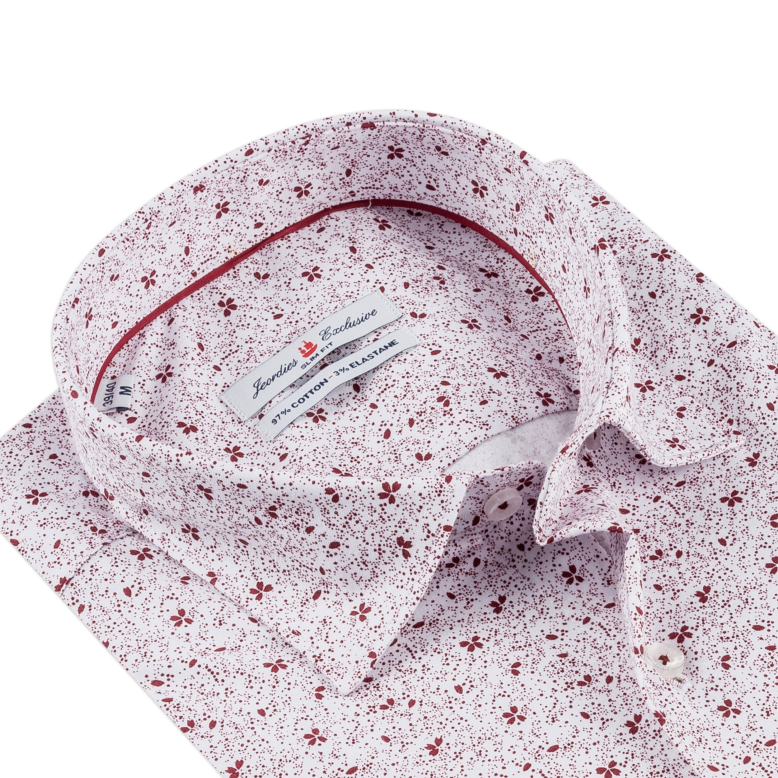 Burgundy Short Sleeve Shirt
