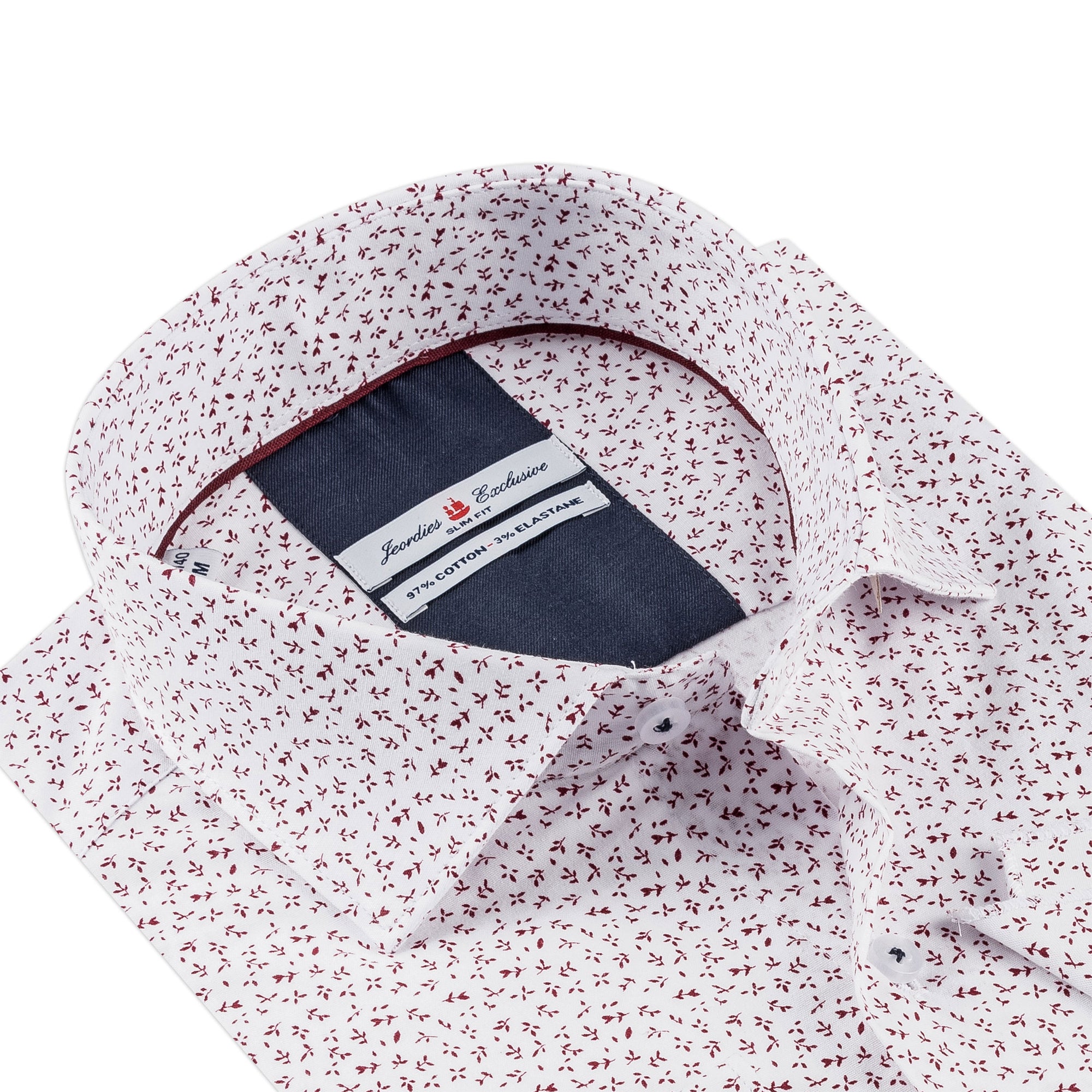 Burgundy Cotton Shirt
