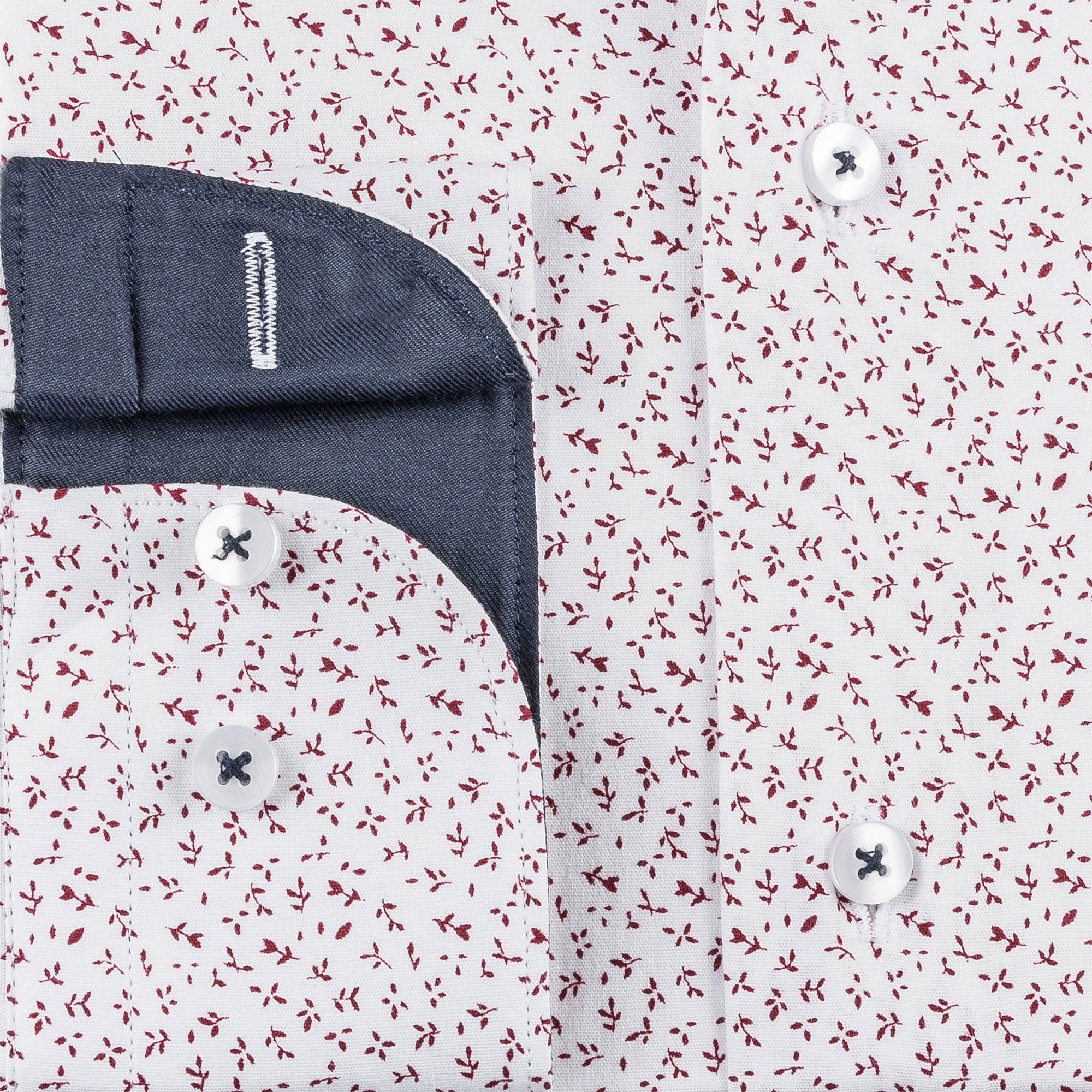 Burgundy Cotton Shirt