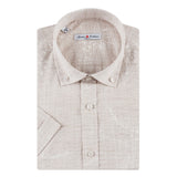 Beige Short Sleeve Shirt