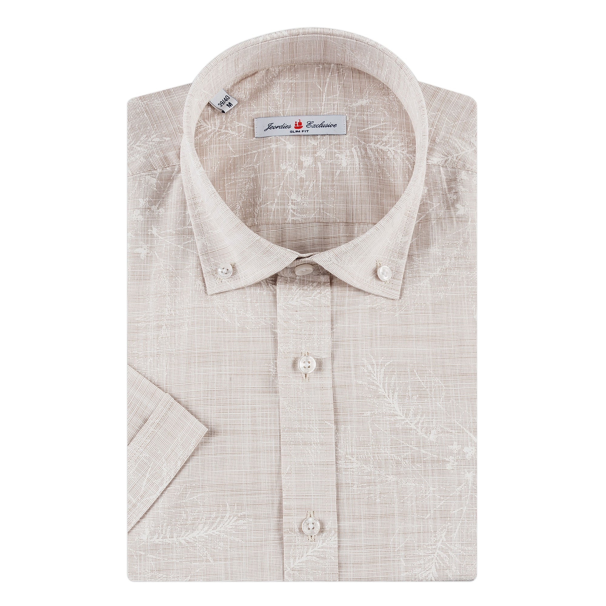 Beige Short Sleeve Shirt