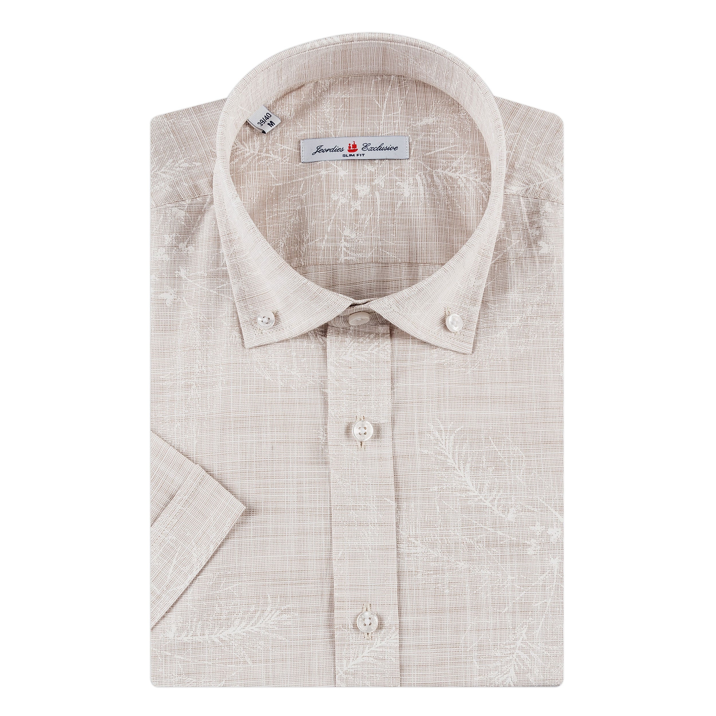 Beige Short Sleeve Shirt
