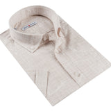 Beige Short Sleeve Shirt