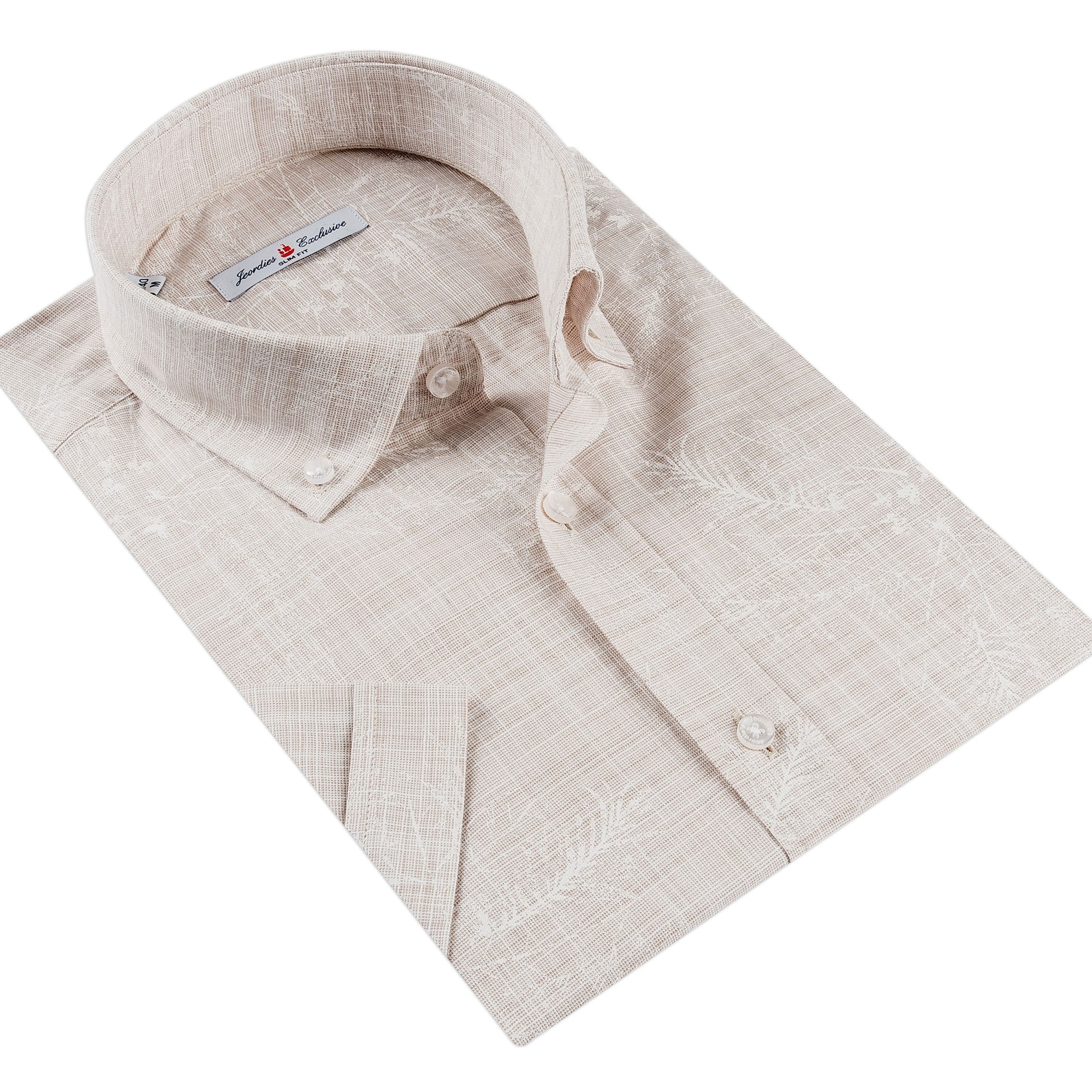 Beige Short Sleeve Shirt