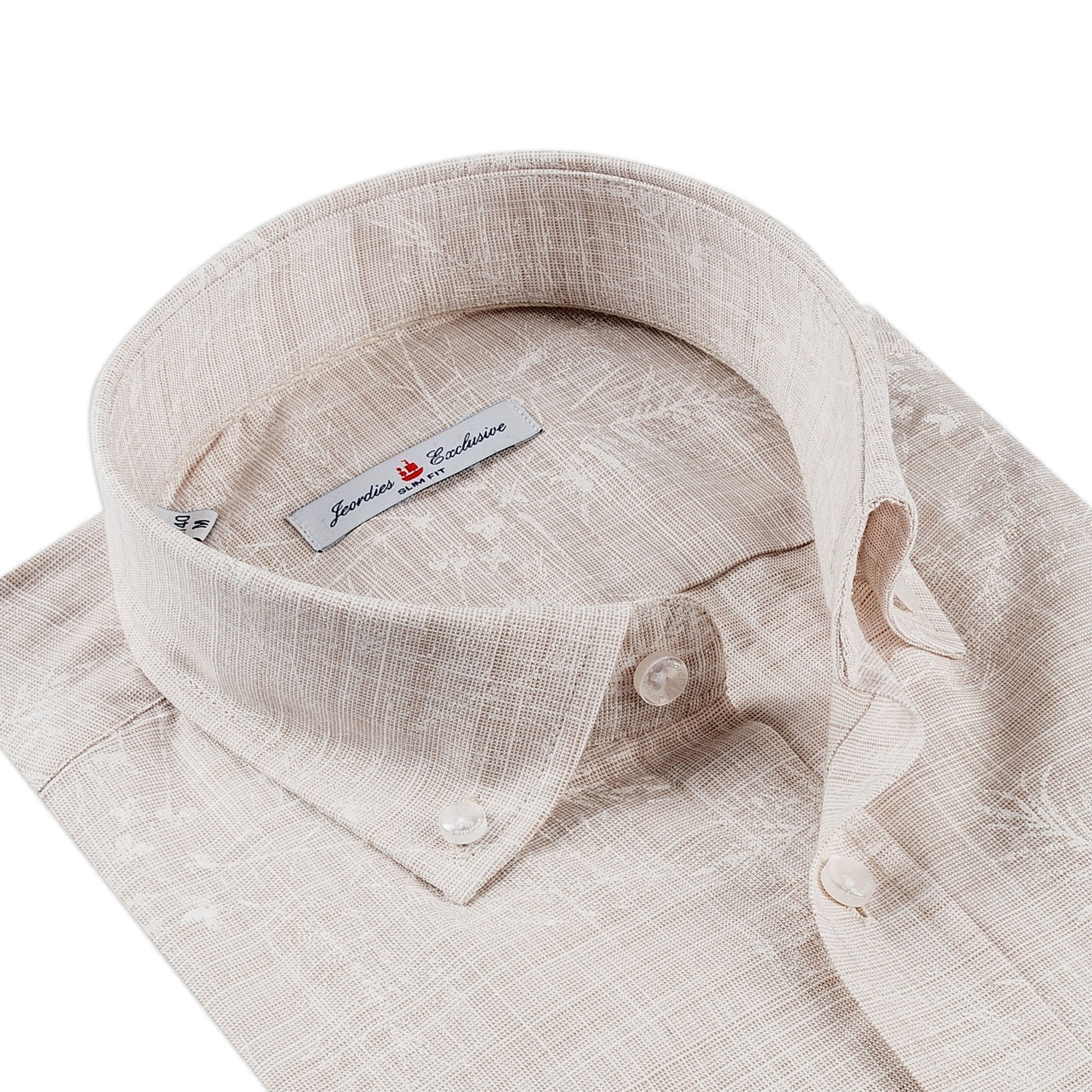 Beige Short Sleeve Shirt
