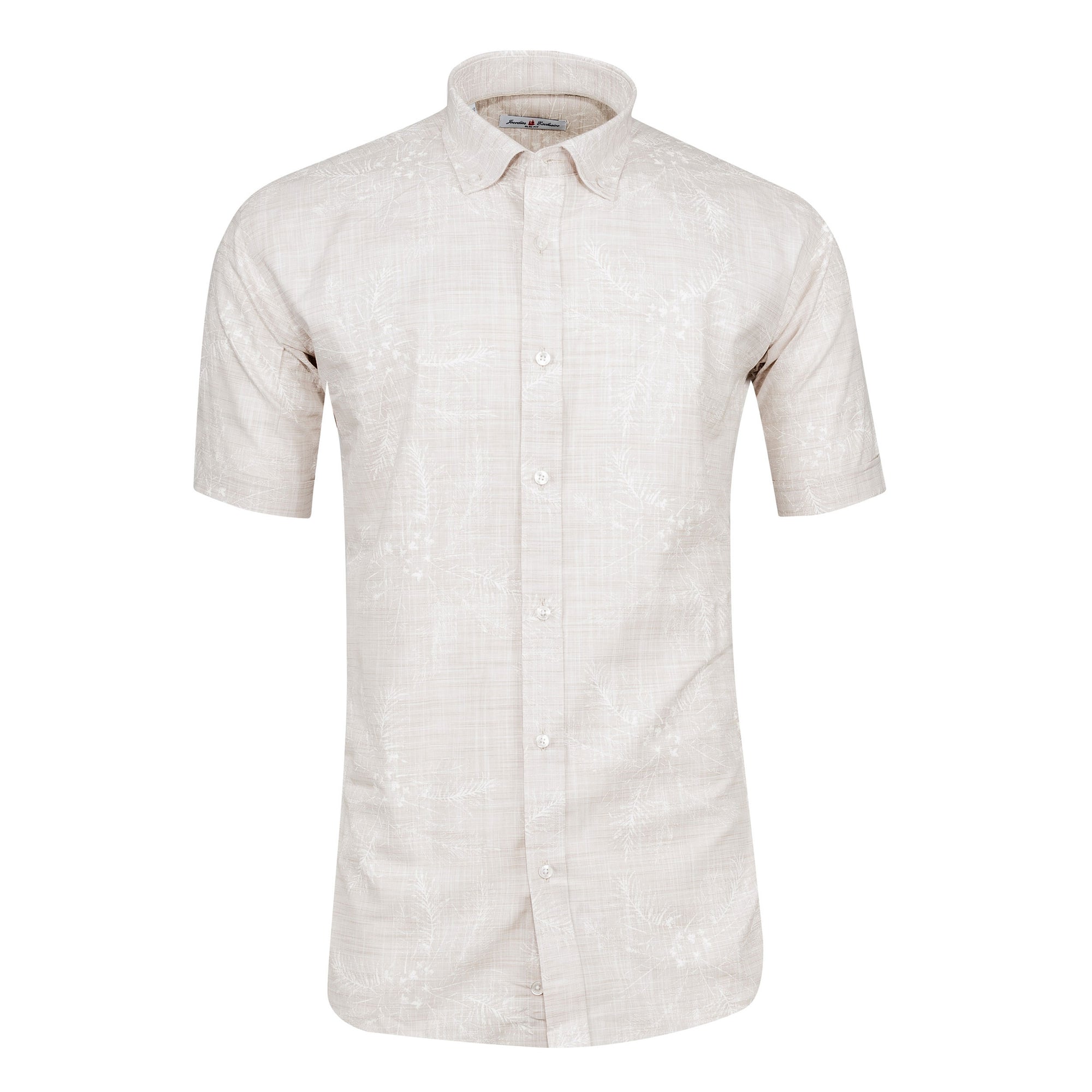 Beige Short Sleeve Shirt