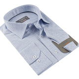 Sax Blue Cotton Shirt