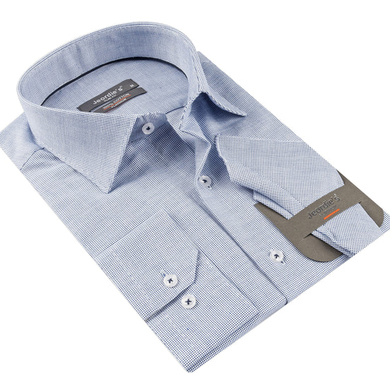 Sax Blue Cotton Shirt