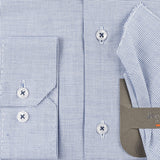 Sax Blue Cotton Shirt