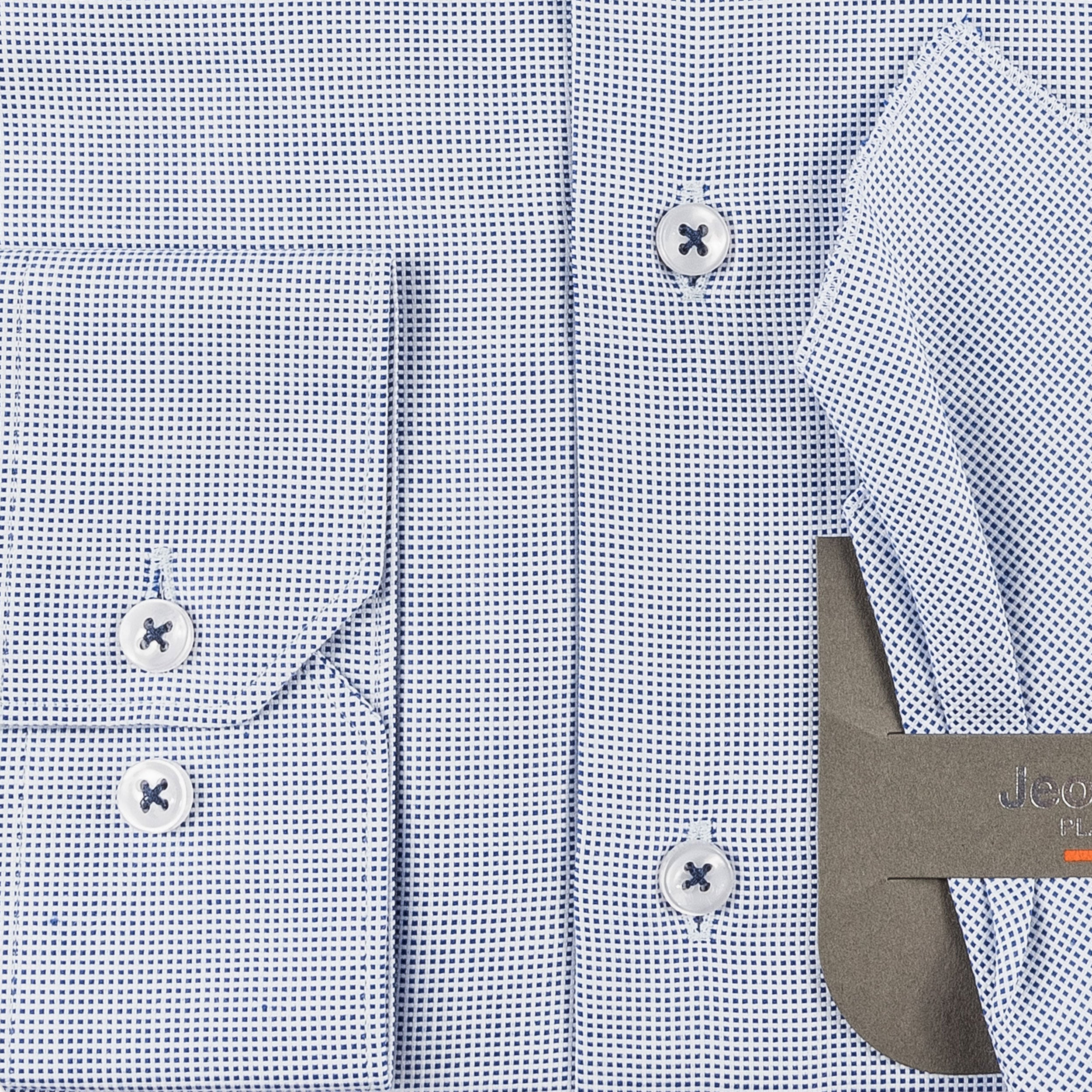Sax Blue Cotton Shirt