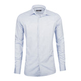 Sax Blue Cotton Shirt