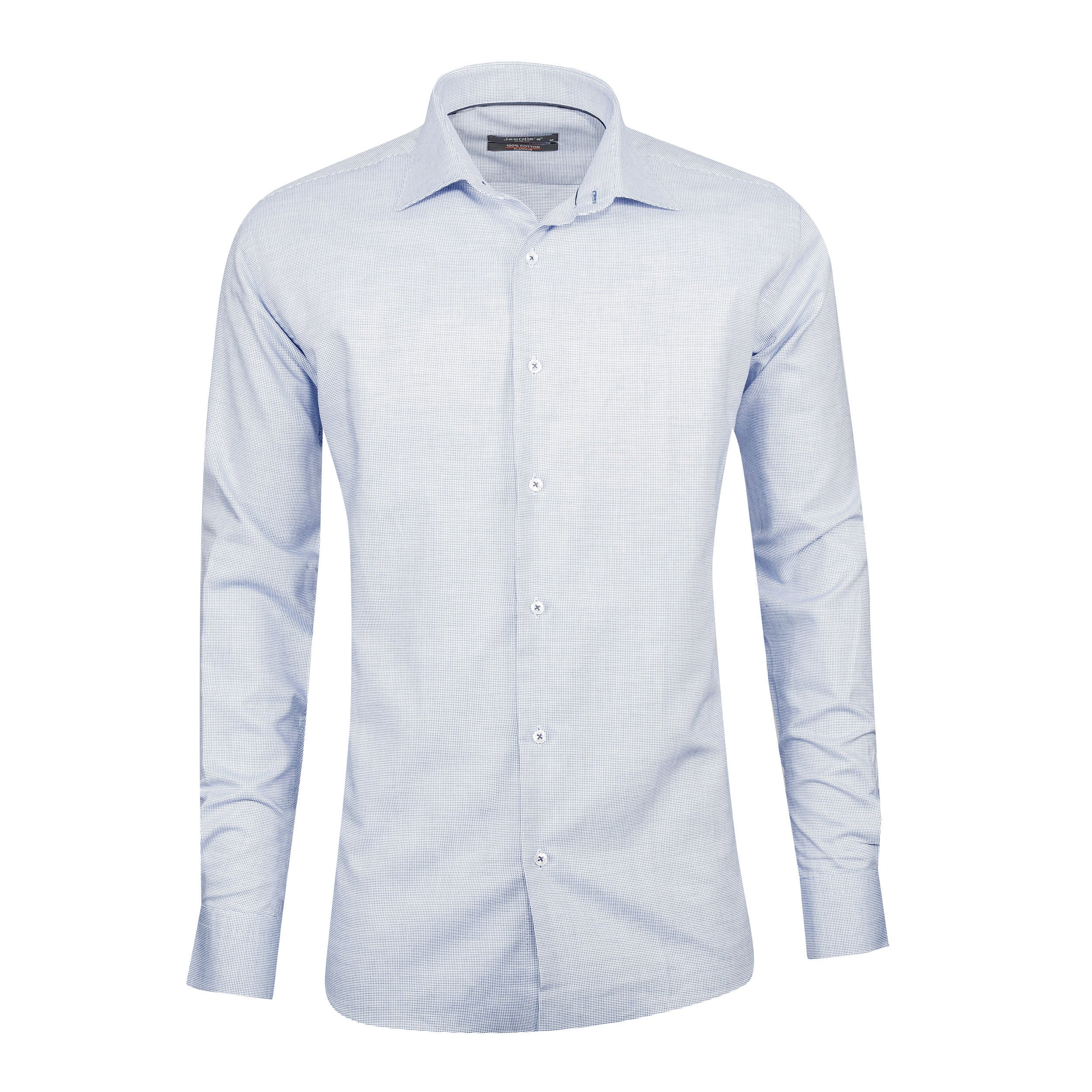 Sax Blue Cotton Shirt