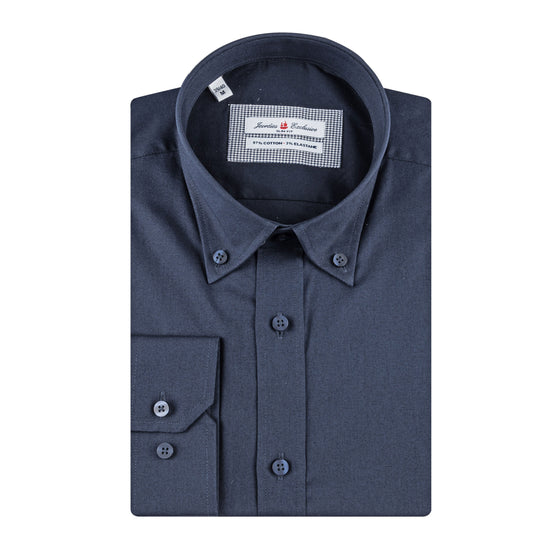 Navy Cotton Shirt